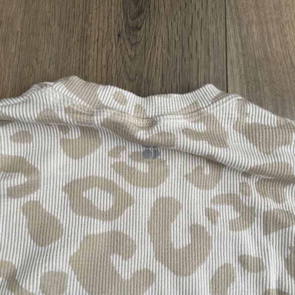 Sweaty Betty White Cream Glisten Seamless Long Sleeve Top Size UK XS US 4 - Picture 11 of 16